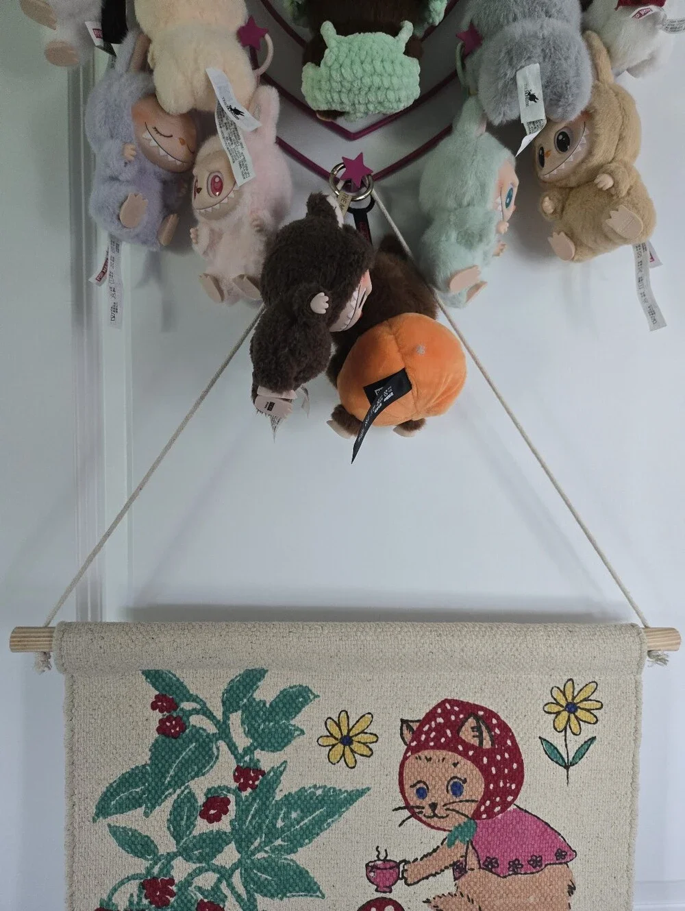 Strawberry Cat Wall Hanging Urban Outfitters